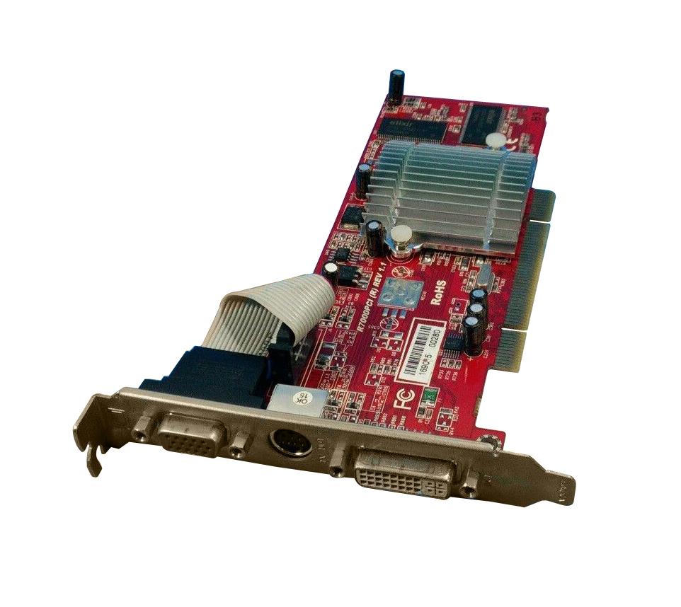 R7000PCI ATI Radeon 7000 32MB DDR PCI DVI / TV-Out VGA Video Graphics Card