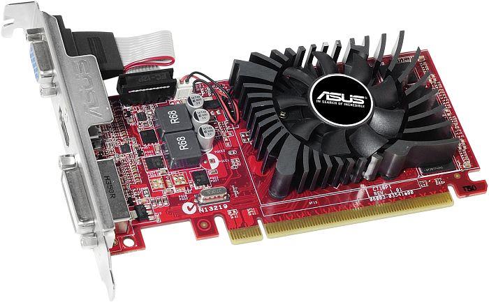 R7240-OC-4GD3-L ASUS Radeon R7 240 4GB 128-Bit DDR3 PCI Express 3.0 DVI/ HDMI/ D-Sub/ HDCP Support Video Graphics Card