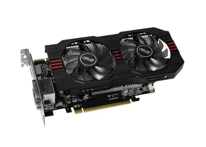 R7260X-OC-2GD5-A1 ASUS AMD Radeon R7 260X 2GB GDDR5 128-Bit 2x DVI/HDMI/DisplayPort PCI Express 3.0 Video Graphics Card