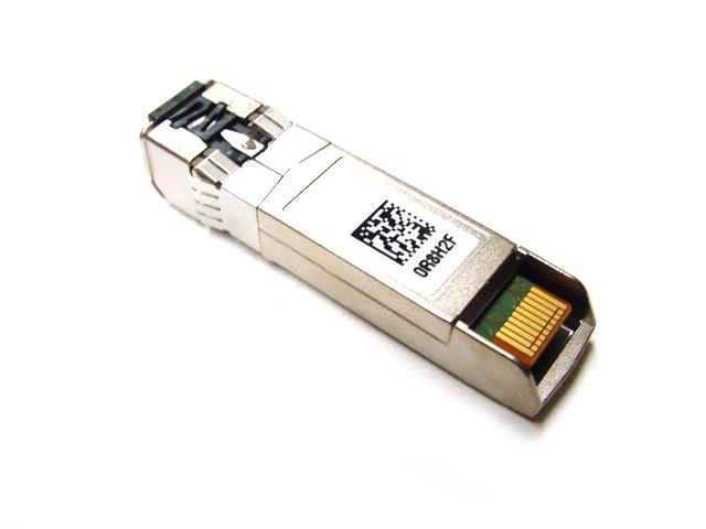 R8H2F Dell 10Gbps 10GBase-SR Multi-mode Fiber 300m 850nm Dual Rate Duplex LC Connector SFP+ Transceiver Module
