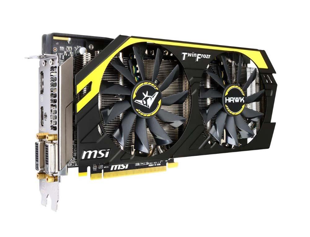 R9-270X-HAWK-2G MSI Radeon R9-270x Radeon R9-270x Hawx 2GB VGA Video Graphics Card