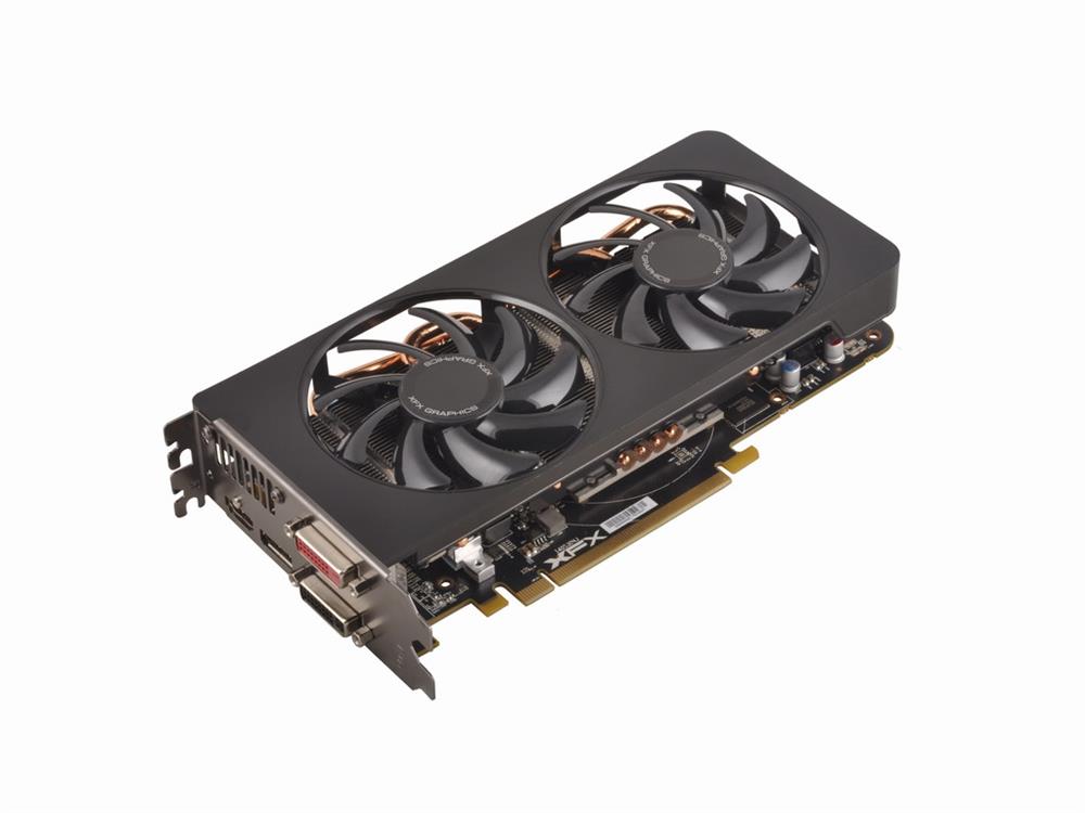 R9-285A-CDFC XFX Radeon R9 285 Double Dissipation Edition 2GB GDDR5 256-Bit PCI Express 3.0 Dual DVI/ HDMI/ DisplayPort Video Graphics Card