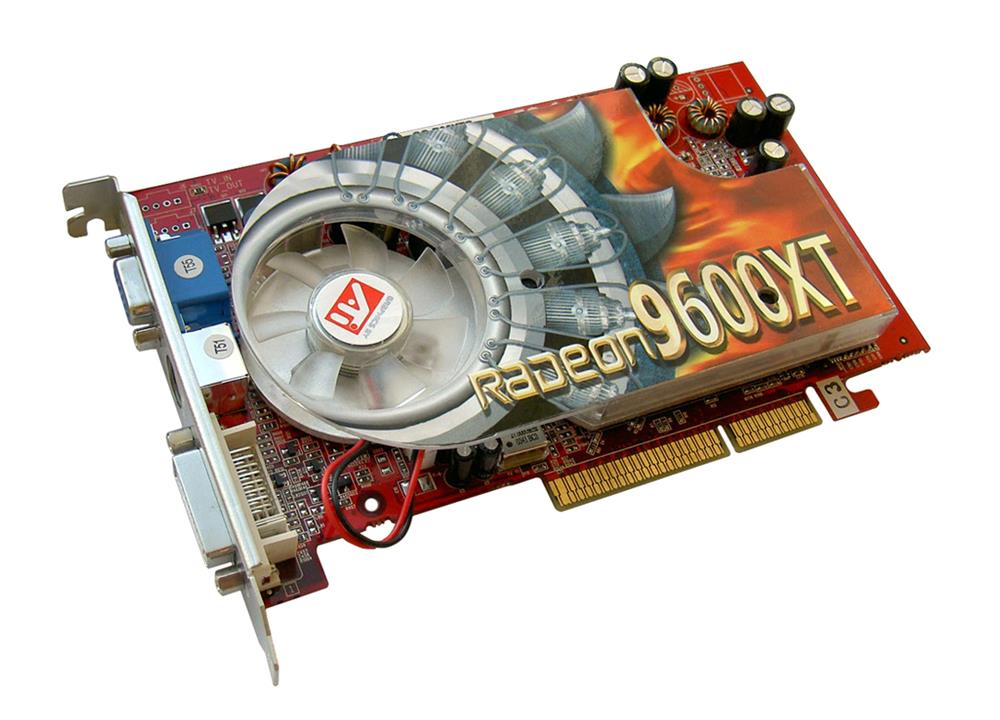 RADEON9600XT ATI Radeon 9600XT 128MB 128-Bit DDR AGP 4x/8x Video Graphics Card