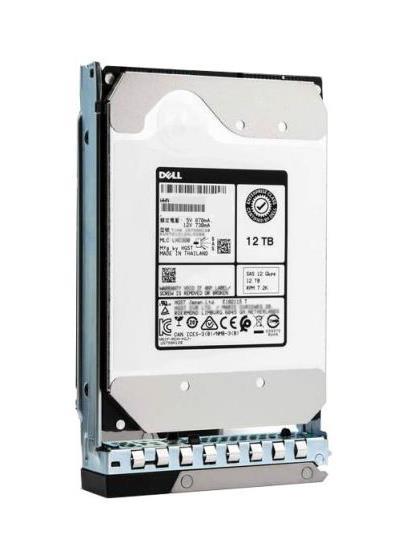 RJ82R Dell 12TB 7200RPM SAS 12Gbps Nearline Hot Swap 256MB Cache (FIPS 140 SED / 512e) 3.5-inch Internal Hard Drive with Tray