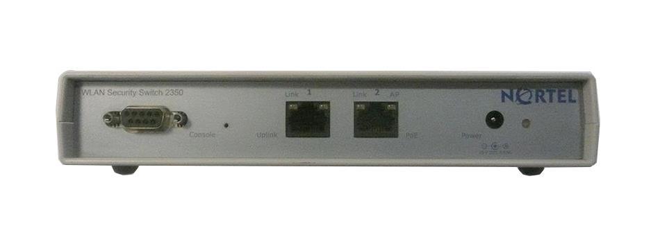 RMDR4001E72 Nortel Wlan Security Switch 2350 - 1 Poe Fe Copper Port 1 Fe Cooper Port Supports 3 Access Points 2330 (Refurbished)