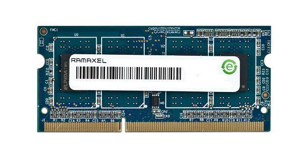 RMT3190EB76F8W-1600 Ramaxel 2GB PC3-12800 DDR3-1600MHz non-ECC Unbuffered CL11 SoDimm 1.35V 204-Pin Low Voltage Single Rank Memory Module