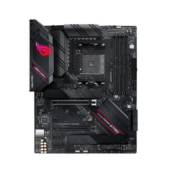 ROG STRIX B550-F GAMING ASUS Socket AM4 AMD B550 Chipset AMD Ryzen 5000 Series/ 4000 G-Series/ 3000 Series Processors Support DDR4 4x DIMM 6x SATA 6.0Gb/s ATX Motherboard (Refurbished)