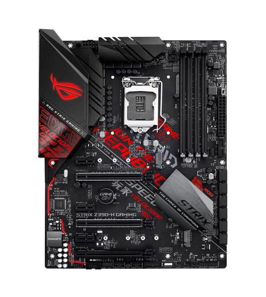 ROG STRIX Z390-H GAMING ASUS Socket LGA 1151 Intel Z390 Chipset 9th/8th Generation Core i7 / i5 / i3 / Pentium Gold / Celeron Processors Support DDR4 4x DIMM 6x SATA 6.0Gb/s ATX Motherboard (Refurbished)