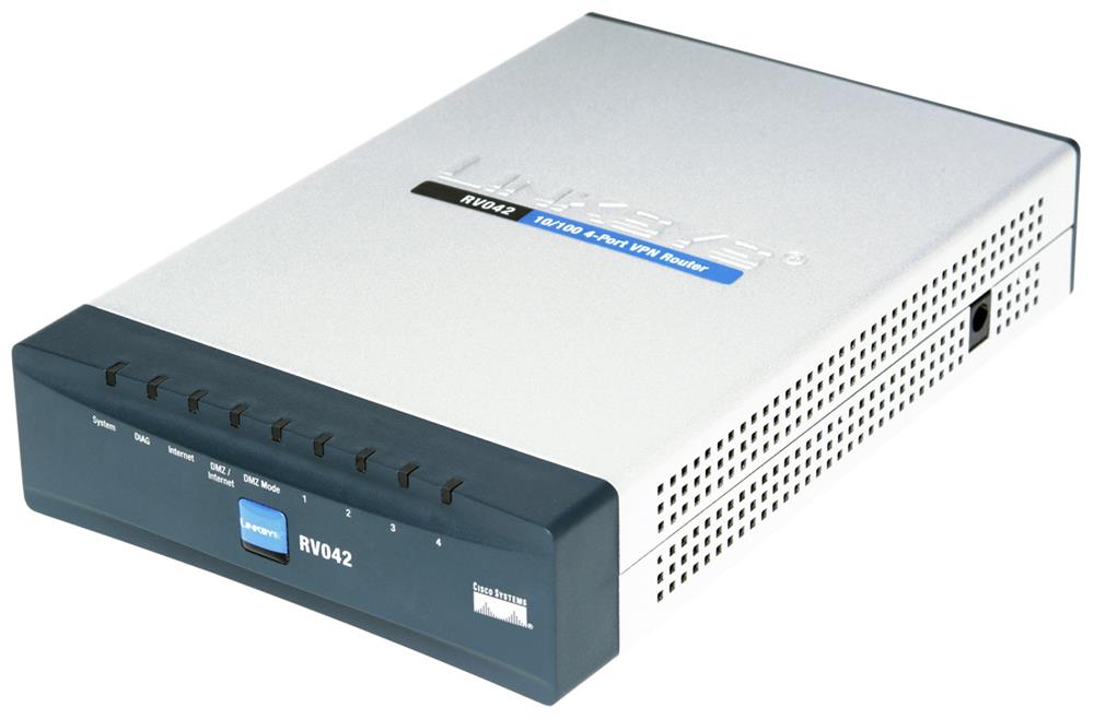 RV042-A1 Linksys VPN Router with 4-Port 10/100 Switch (Refurbished)