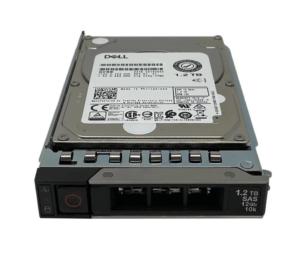 RWV5D Dell 1.2TB 10000RPM SAS 12Gbps 128MB Cache 2.5-inch Internal Hard Drive with Caddy