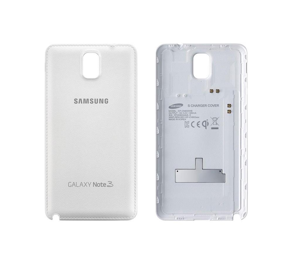 RZ4072 Samsung Galaxy Note 3 Wireless Charging Cover White Polyurethane Leather (Refurbished)