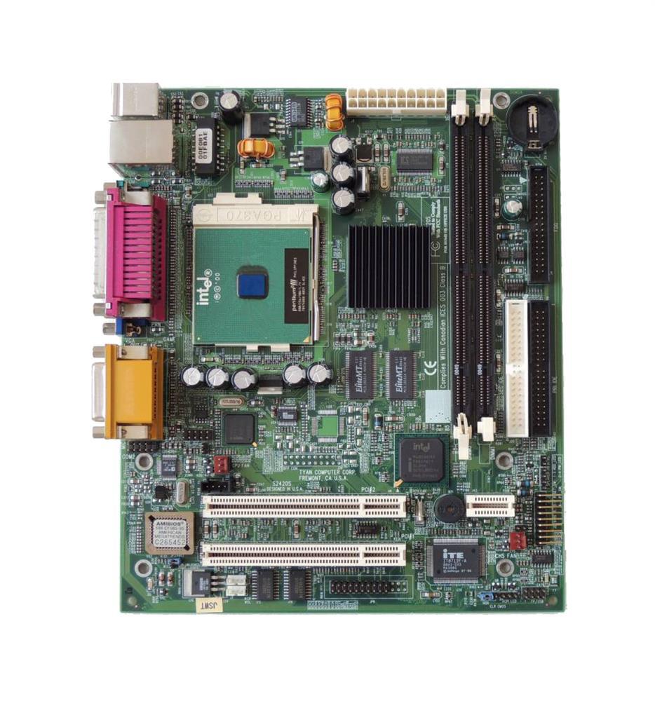 S2420S Tyan FlexATX Motherboard w/Intel Celeron 64MB (Refurbished)