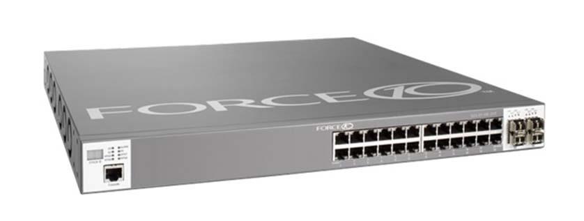 S25-01-GE-24T Dell Force10 24-Ports 10/100/1000 Gigabit Ethernet Managed Switch with 4x SFP Ports