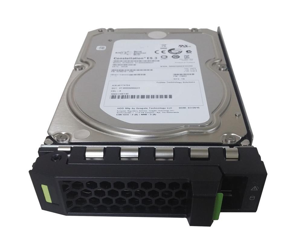 S26361-F5584-L600 Fujitsu Business Critical 6TB 7200RPM SAS 12Gbps Hot Swap 128MB Cache (SED / 512e) 3.5-inch Internal Hard Drive with Tray