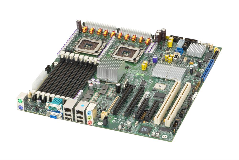 S5000PSLSAS Intel S5000PSL Socket LGA 771 Intel 5000P Intel 6321 ICH Chipset Intel Dual-Core Xeon Processors Support DDR2 8x DIMM 6x SATA 3.0Gb/s SSI EEB Server Motherboard (Refurbished)

