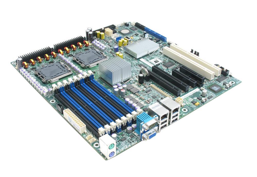 S5000PSLSATA-QC Intel S5000PSL Socket LGA 771 Intel 5000P Intel 6321 ICH Chipset Intel Dual-Core Xeon Processors Support DDR2 8x DIMM 6x SATA 3.0Gb/s SSI EEB Server Motherboard (Refurbished)
