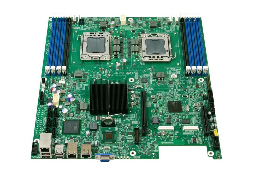 S5500WB12V Intel Server Motherboard i5500 Chipset Socket B LGA1366 1333MHz FSB SSI EEB 2 x Processor Support (Refurbished)
