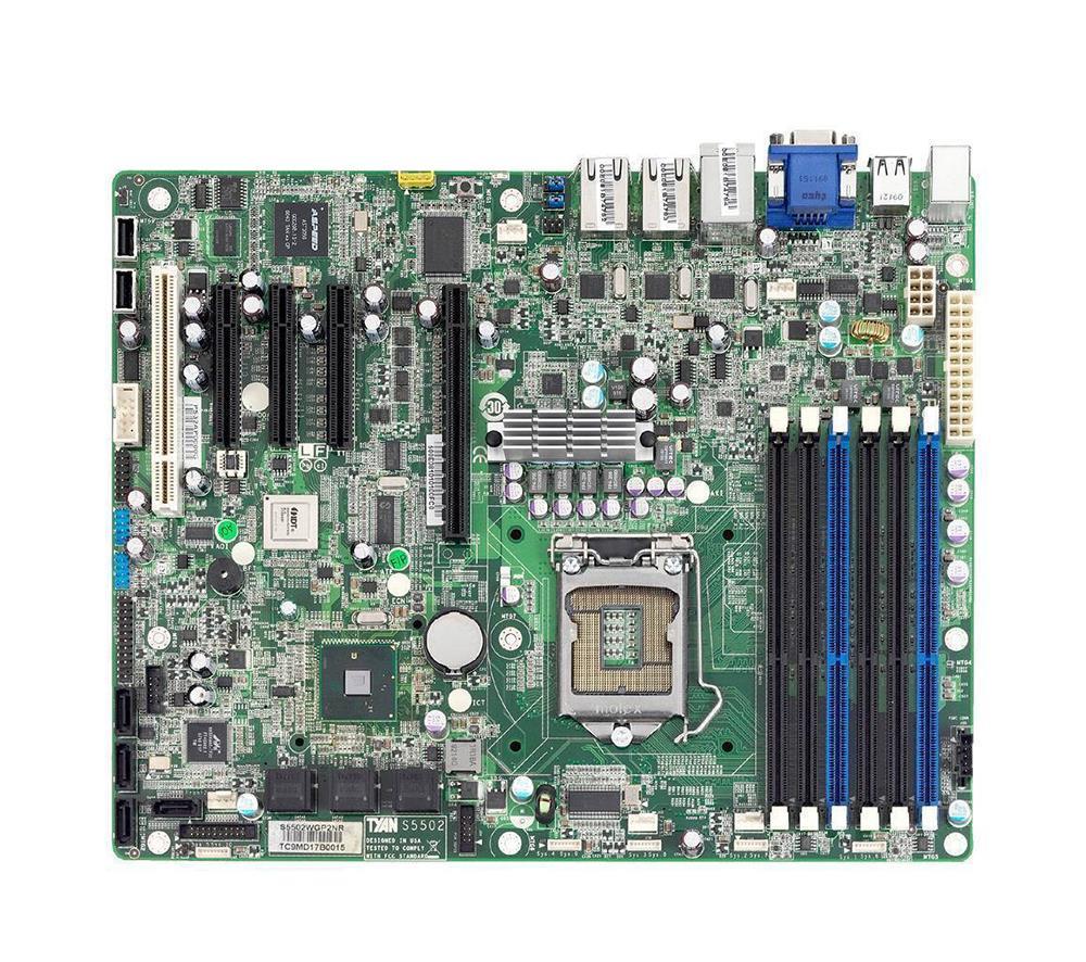 S5502GM2NR-LE Tyan Intel Socket LGA1156 Intel 3420 Chipset 1 ATX Server Motherboard (Refurbished)