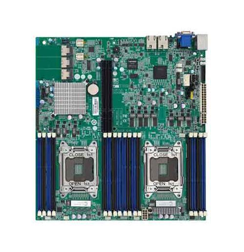S7056GM3NR-HT-B-DWG Tyan S7056 Socket LGA 2011 Intel C602 Chipset Intel Xeon E5-2600/E5-2600 v2 Series Processors Support DDR3 16x DIMM 3GbE 10x SATA 6.0Gb/s EATX Server Motherboard (Refurbished)