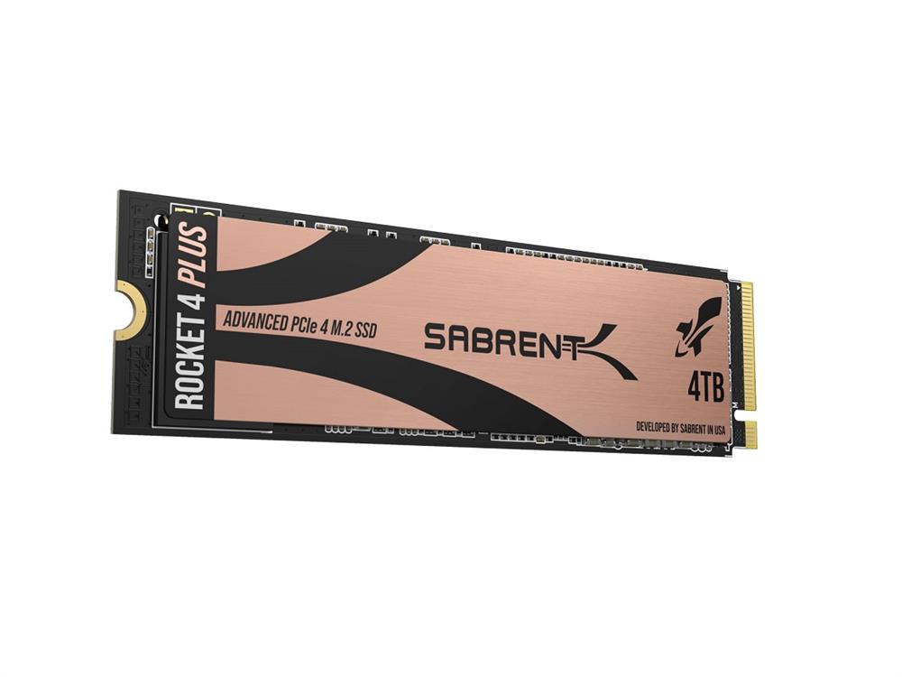 SB-RKT4P-4TB Sabrent Rocket 4 Plus 4TB TLC PCI Express 4.0 x4 NVMe M.2 2280 Internal Solid State Drive (SSD)