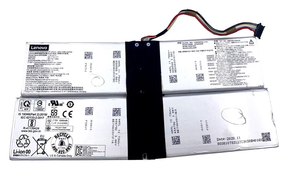 SB10T83127 Lenovo 6480mAh 50Wh 7.72V Laptop Battery (Refurbished)
