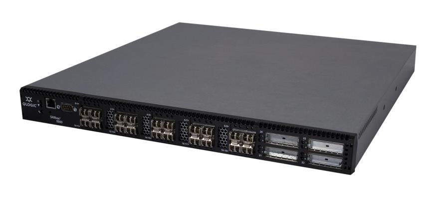 SB5800V-08A8-E-KIT QLogic SANbox SB5800V Fibre Channel Switch - 8 Gbit/s - 8 Fiber Channel Ports8 x SFP+ Slots - Manageable - Rack-mountable - (Refurbished)