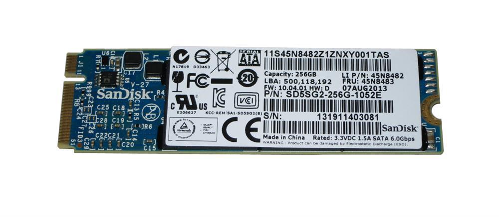 SD5SG2-256G SanDisk 256GB SATA 6Gbps Internal Solid State Drive (SSD) for ThinkPad X1 Carbon
