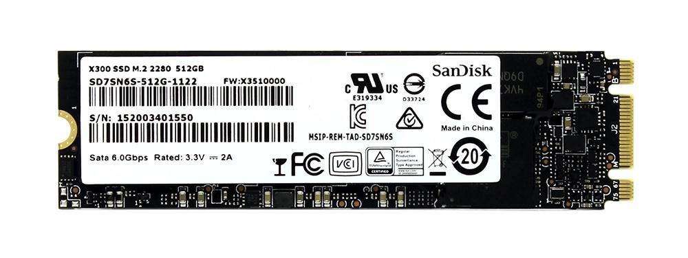 SD7UB3Q-256G-1001 SanDisk X300s 256GB MLC SATA 6Gbps (AES-256 / SE TCG Opal 2.0) 2.5-inch Internal Solid State Drive (SSD)