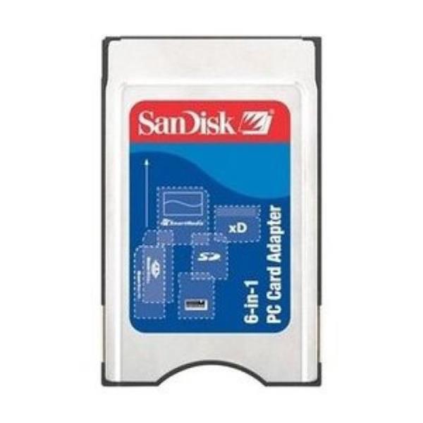 SDAD-67 SanDisk 6-in-1 xD-Picture Card SD Memory Card SD Memory Card Memory Stick Memory Stick Pro PCMCIA PC Card Adapter