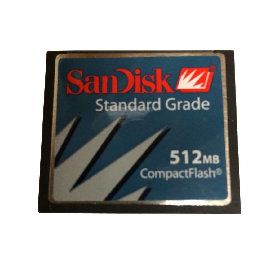 SDCFB-512-202-00 SanDisk 512MB Standard CompactFlash (CF) Memory Card