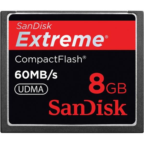 SDCFX-008G SanDisk Extreme 8GB CompactFlash (CF) Memory Card