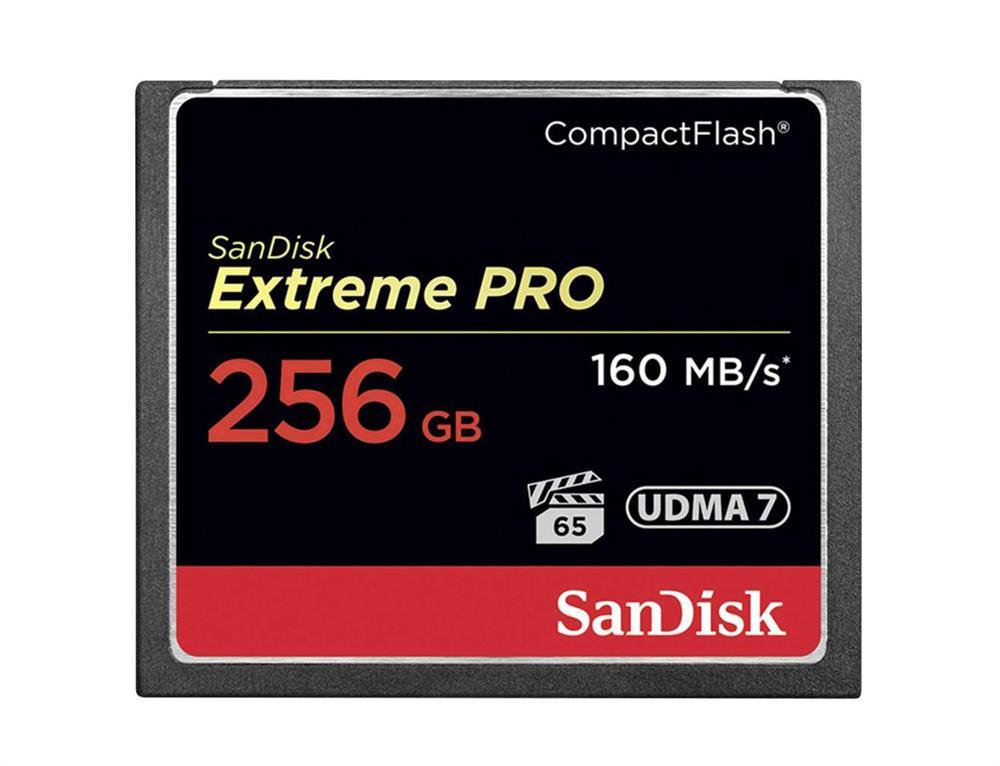 SDCFXPS-256G-XQ46 SanDisk Extreme PRO 256GB CompactFlash (CF) Memory Card