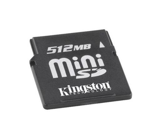 SDM/512FE Kingston 512MB miniSD Flash Memory Card