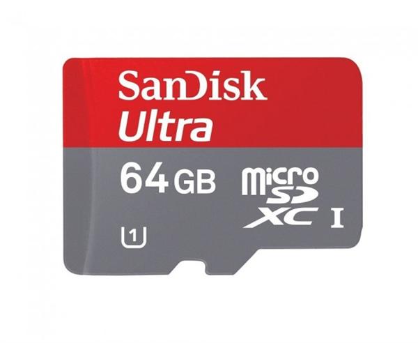 SDSDQUA-064G-A11A-A1 SanDisk Ultra 64GB Class 10 microSDXC UHS-I Flash Memory Card