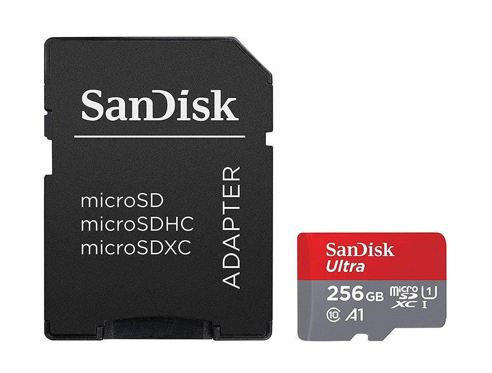 SDSQUAM-256G-GN6MA SanDisk Ultra 256GB Class10 microSDXC Flash Memory Card includes Adapter