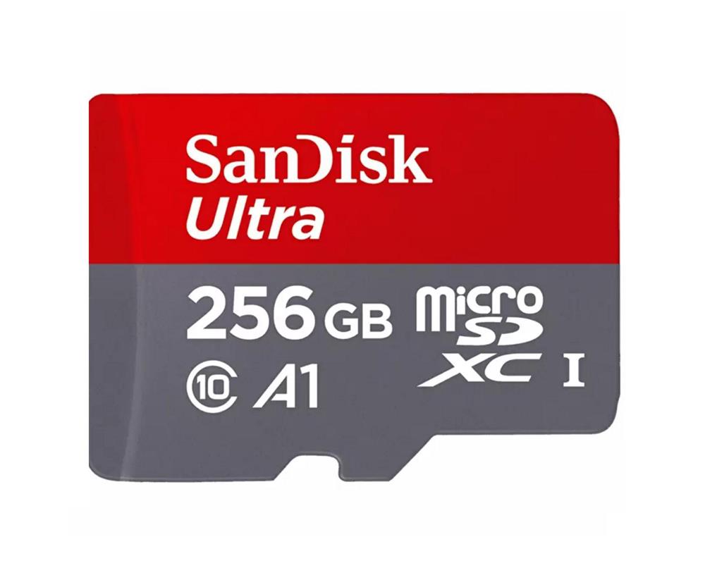 SDSQUNI-256G-GN6MA SanDisk Ultra 256GB Class 10 microSDXC UHS-I Flash Memory Card