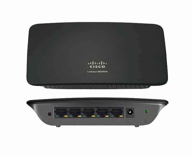 SE2500LA Cisco SE2500 5-Port Gigabit Ethernet Switch (Refurbished)