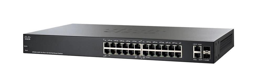SF200E-24-UK Cisco SF200E-24 Advanced Smart Switch (Refurbished)
