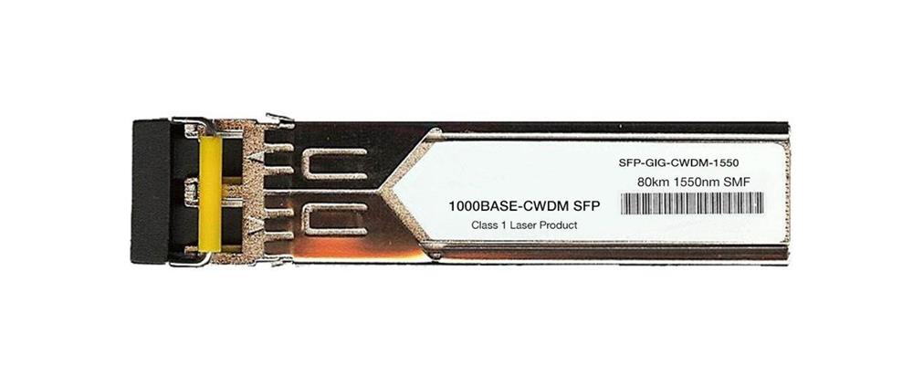SFP-GIG-CWDM-1530 Alcatel-Lucent 1Gbps 1000Base-CWDM 1530nm 80km Single-mode Fiber SFP Transceiver (Refurbished)