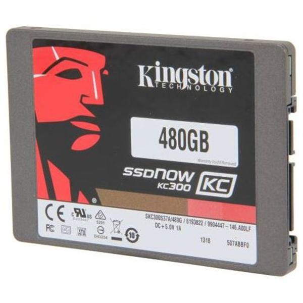 SKC300S37A/480G-A1 Kingston SSDNow KC300 Series 480GB MLC SATA 6Gbps 2.5-inch Internal Solid State Drive (SSD)