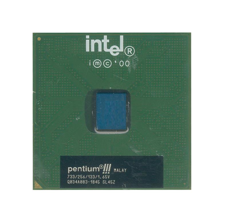 SL45Z Intel Pentium III 733MHz 133MHz FSB 256KB L2 Cache Socket PPGA370 Processor