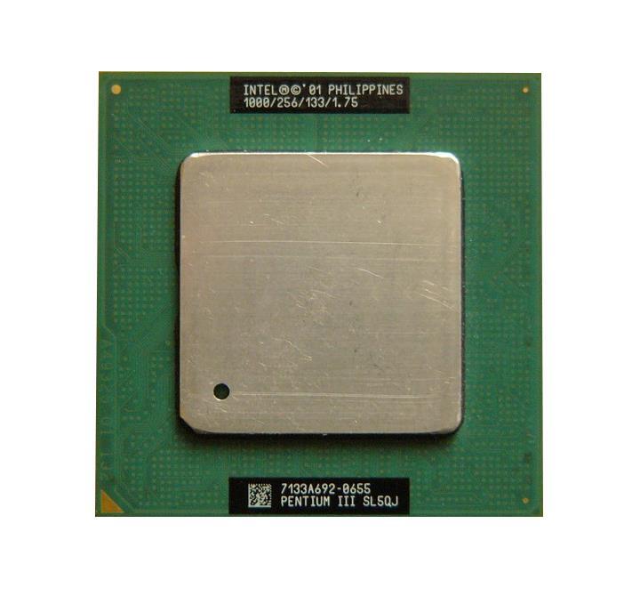 SL5QJ-1 Intel Pentium III 1.00GHz 133MHz FSB 256KB L2 Cache Socket PPGA370 Processor