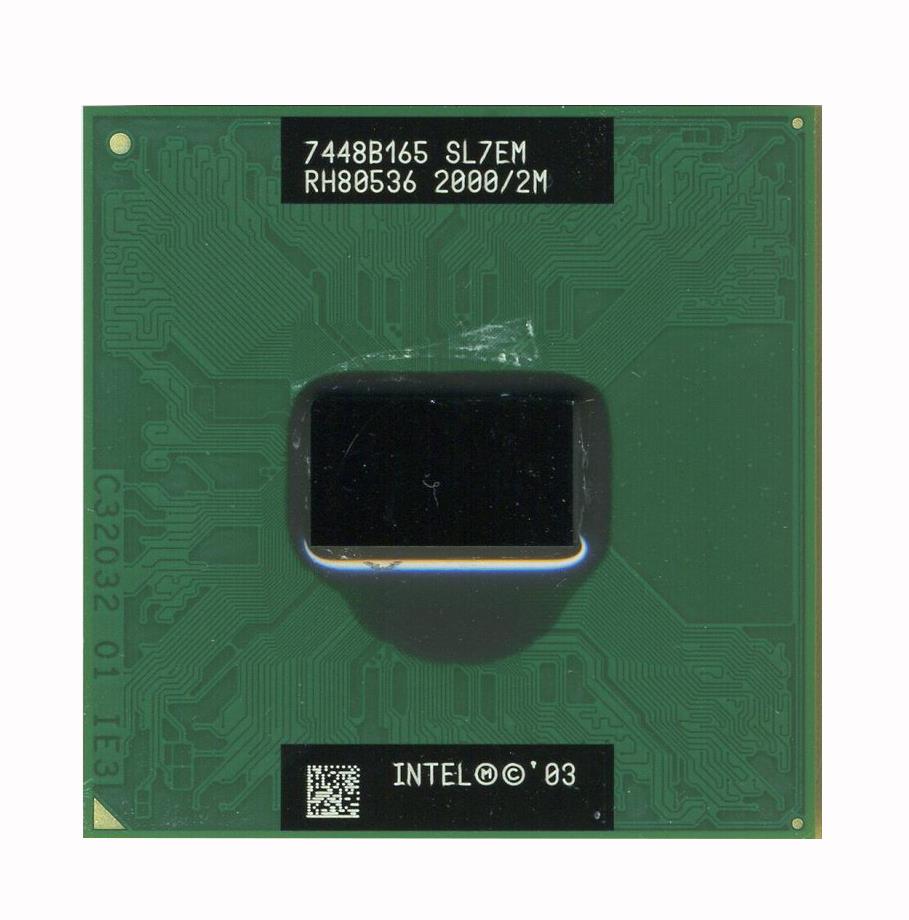 SL7EM Intel Pentium M 755 2.00GHz 400MHz FSB 2MB L2 Cache Socket 478 Mobile Processor