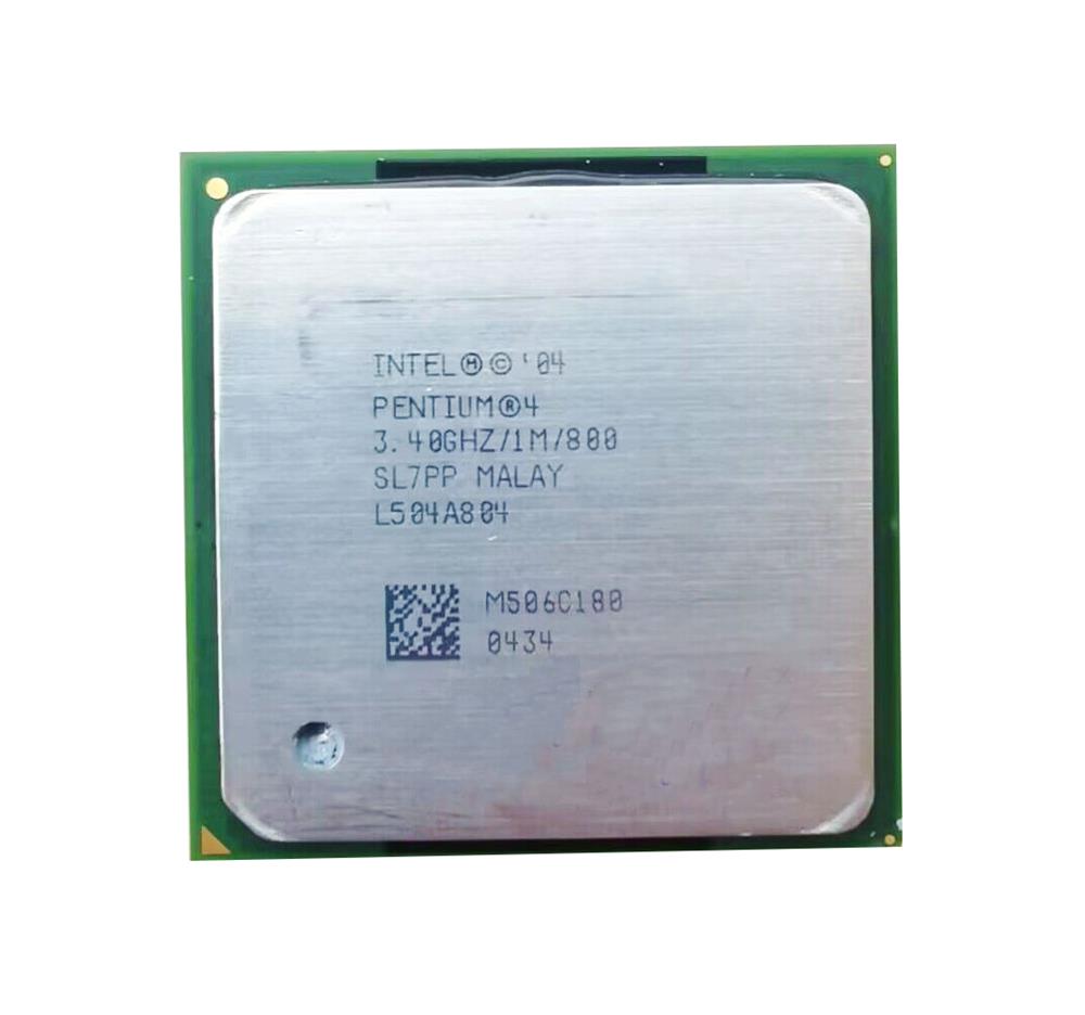 SL7PP Intel Pentium 4 550 3.40GHz 800MHz FSB 1MB L2 Cache Socket PPGA478 Processor Supporting HT Technology