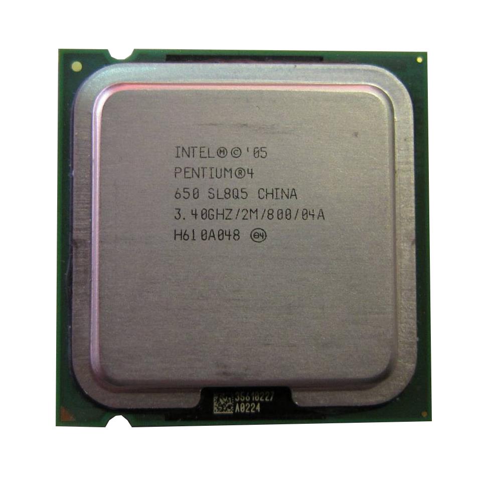 SL8Q5 Intel Pentium 4 650 3.40GHz 800MHz FSB 2MB L2 Cache Socket 775 Processor