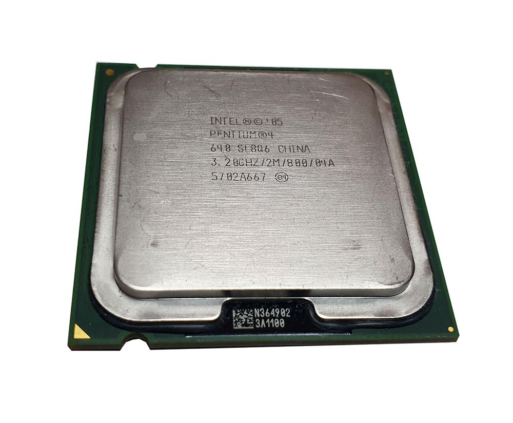 SL8Q6 Intel Pentium 4 640 3.20GHz 800MHz FSB 2MB L2 Cache Socket 775 Processor with HT Technology