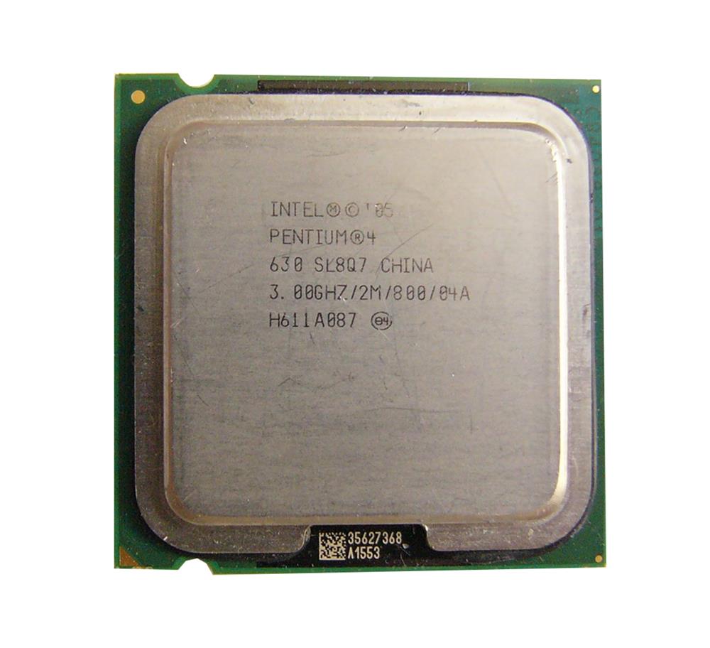 SL8Q7 Intel Pentium 4 630 3.00GHz 800MHz FSB 2MB L2 Cache Socket 775 Processor