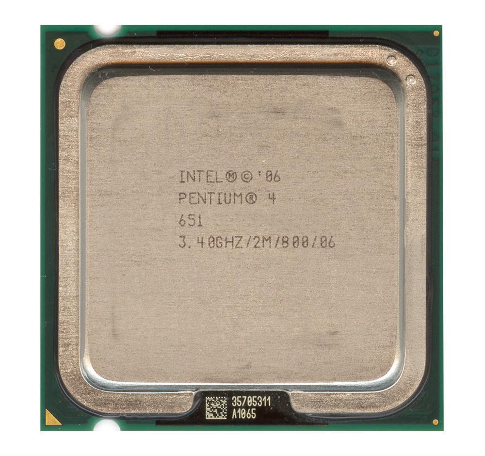 SL8WG Intel Pentium 4 651 3.40GHz 800MHz FSB 2MB L2 Cache Socket 775 Processor