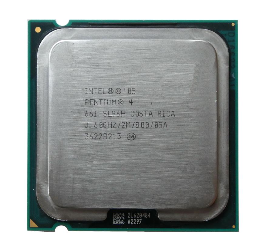 SL96H Intel Pentium 4 661 3.60GHz 800MHz FSB 2MB L2 Cache Socket 775 Processor