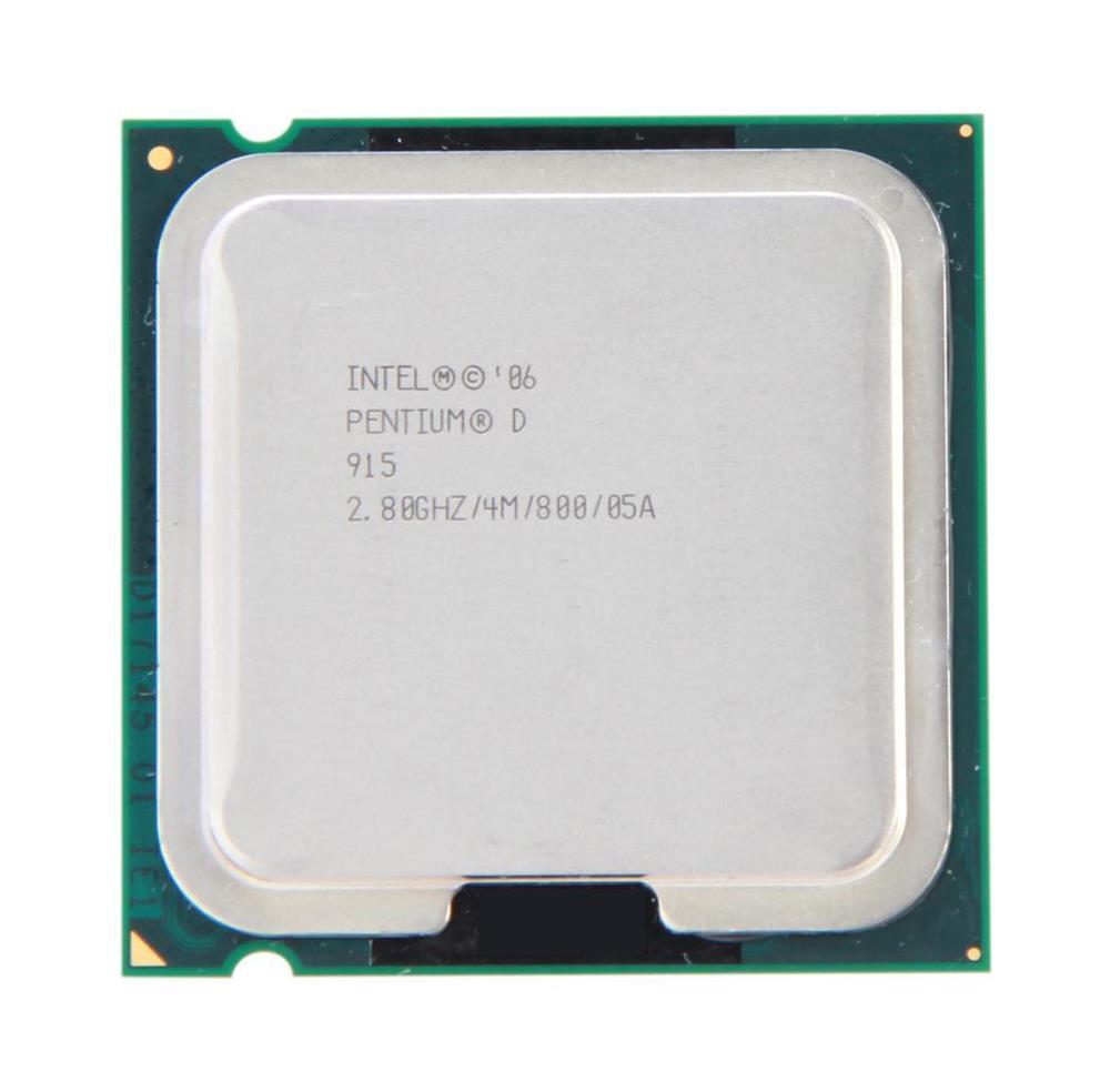 SL9KB Intel Pentium D Dual-Core 915 2.80GHz 800MHz FSB 4MB L2 Cache Socket 775 Processor